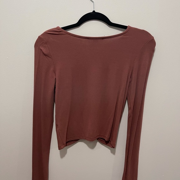 Mauve Long Sleeve Shirt - Picture 2 of 2